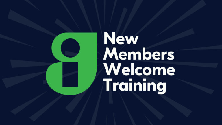 New Members Welcome Training