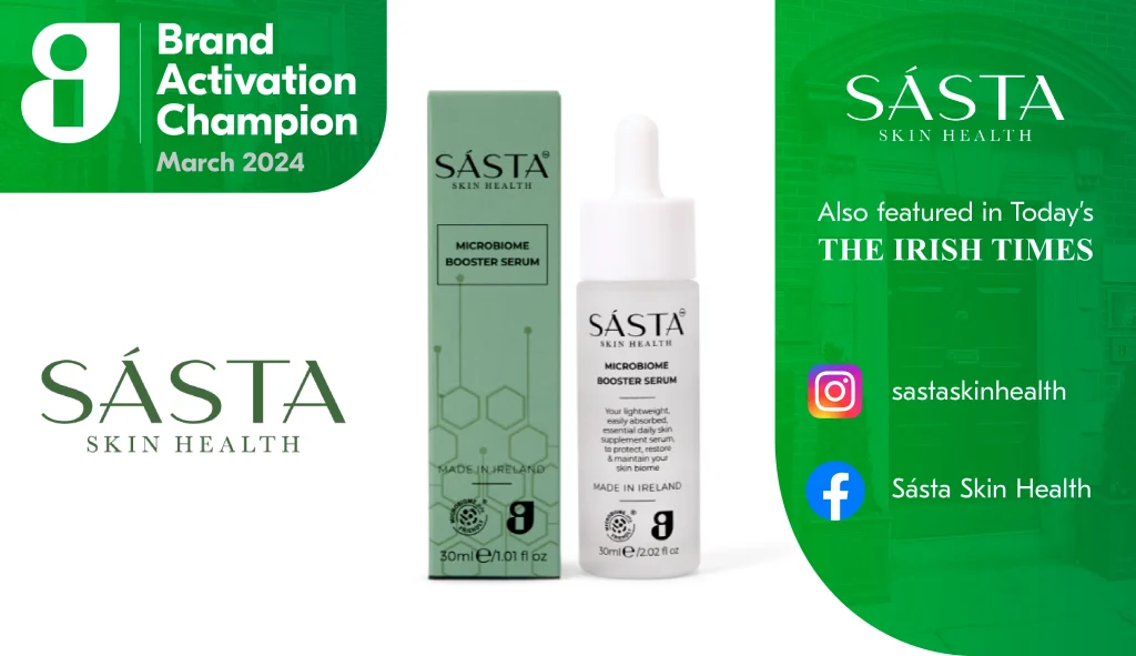 Sásta Skin Health is March's Brand Activation Champion