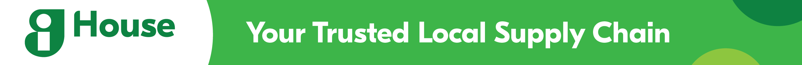 Guaranteed Irish House Banner. Your Trusted Local Supply Chain